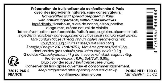 Coffret Confitures "Fruits Rouges" - 2 x 100g