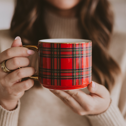 Mug - TARTAN ROUGE