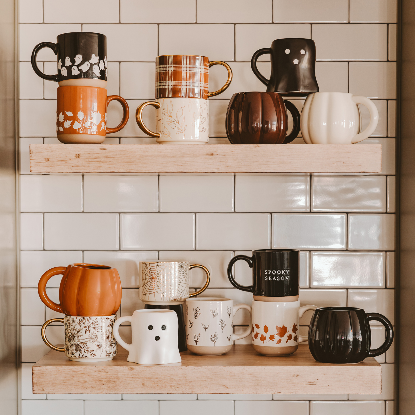Mug - FEUILLES MARRON
