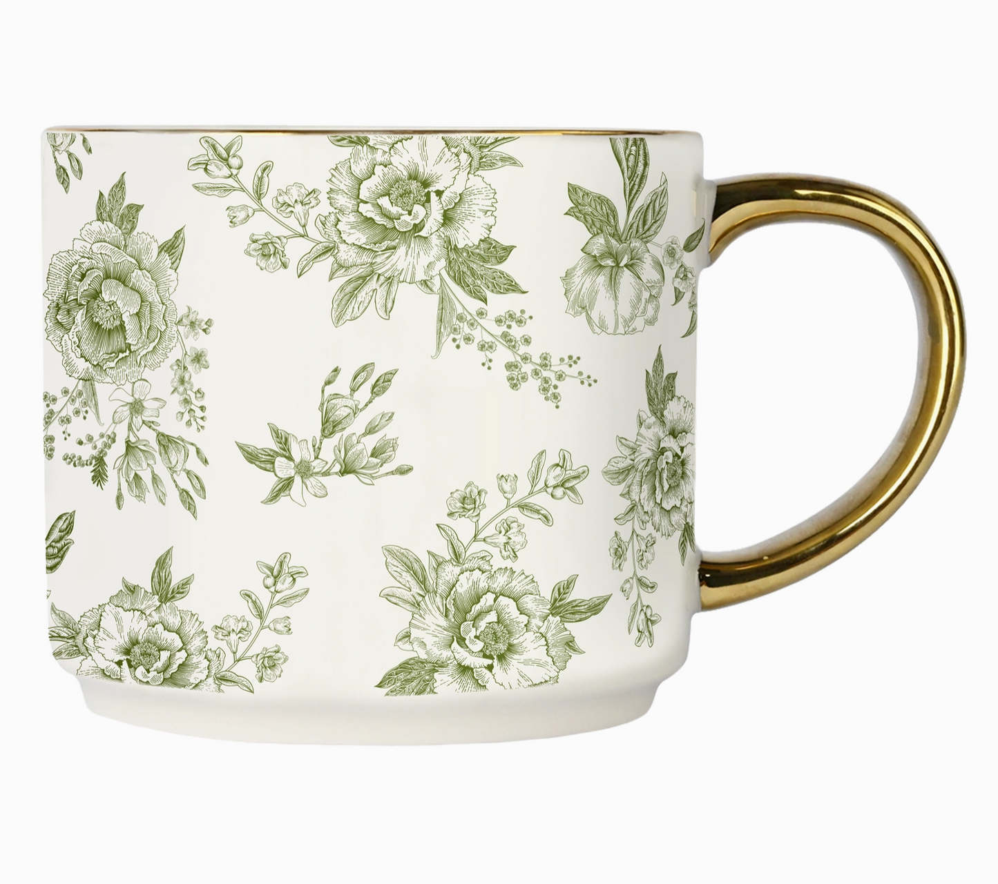Mug - GREEN DELFT (GOLD)