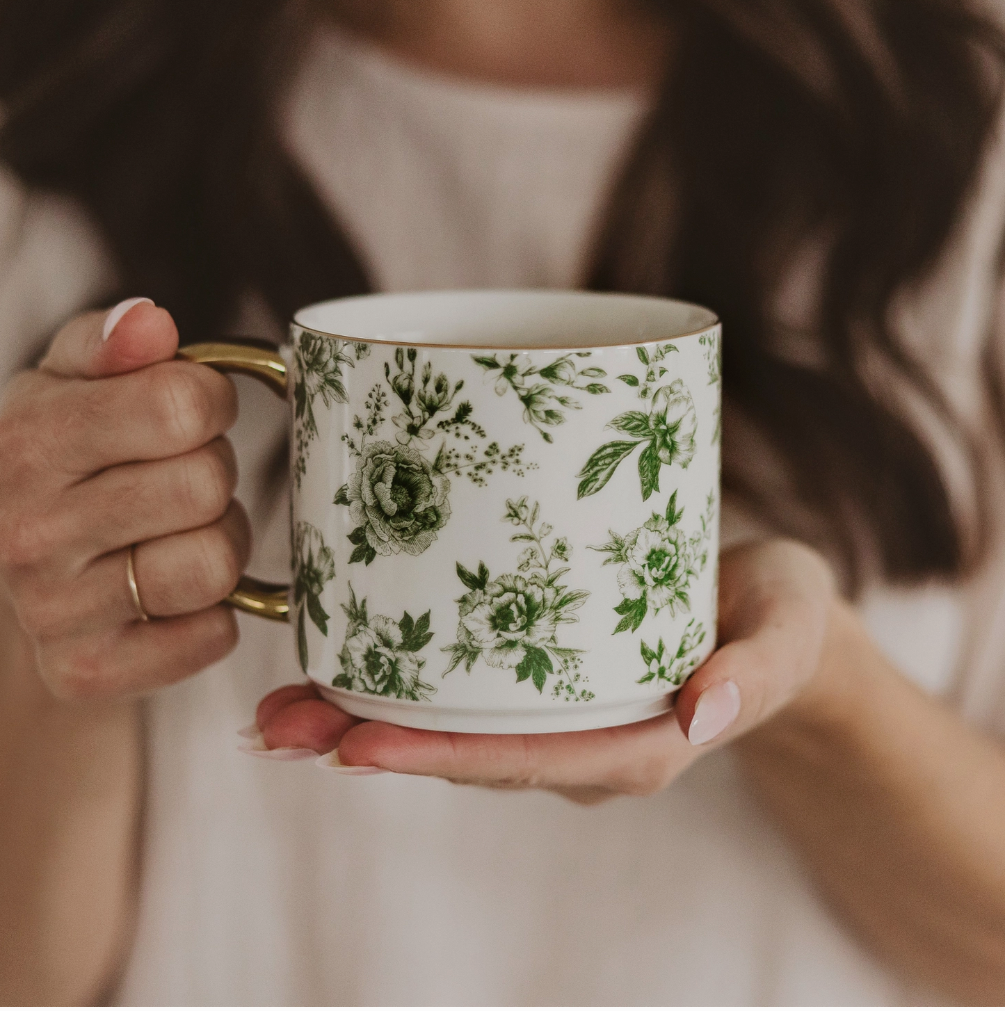 Mug - GREEN DELFT (GOLD)