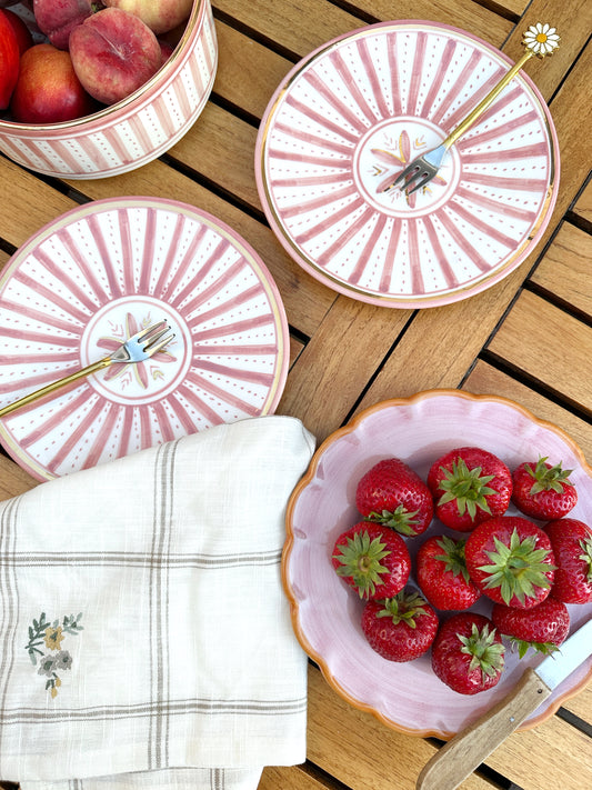 Assiette SUNFLOWER (rose)