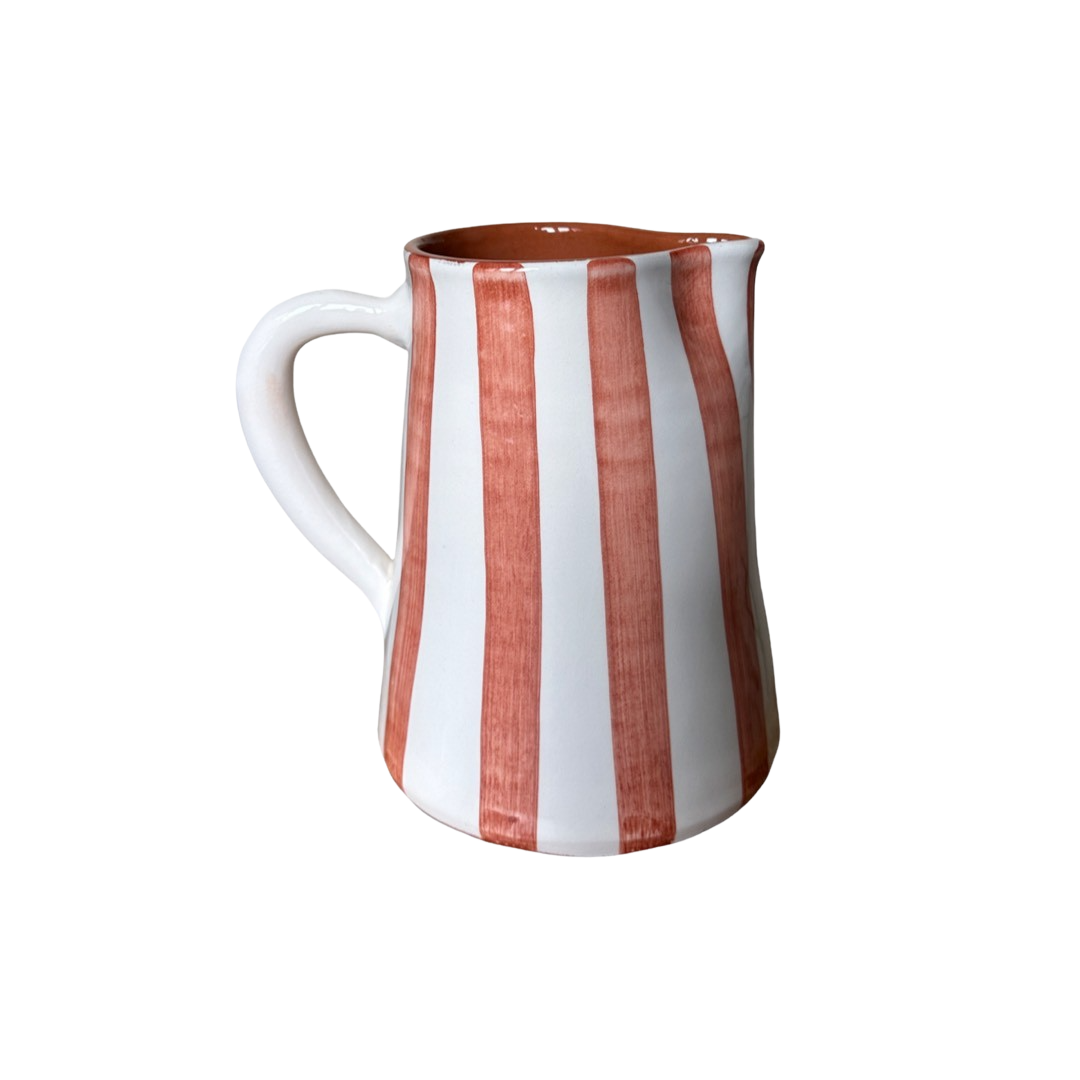Carafe à rayures - TERRACOTTA