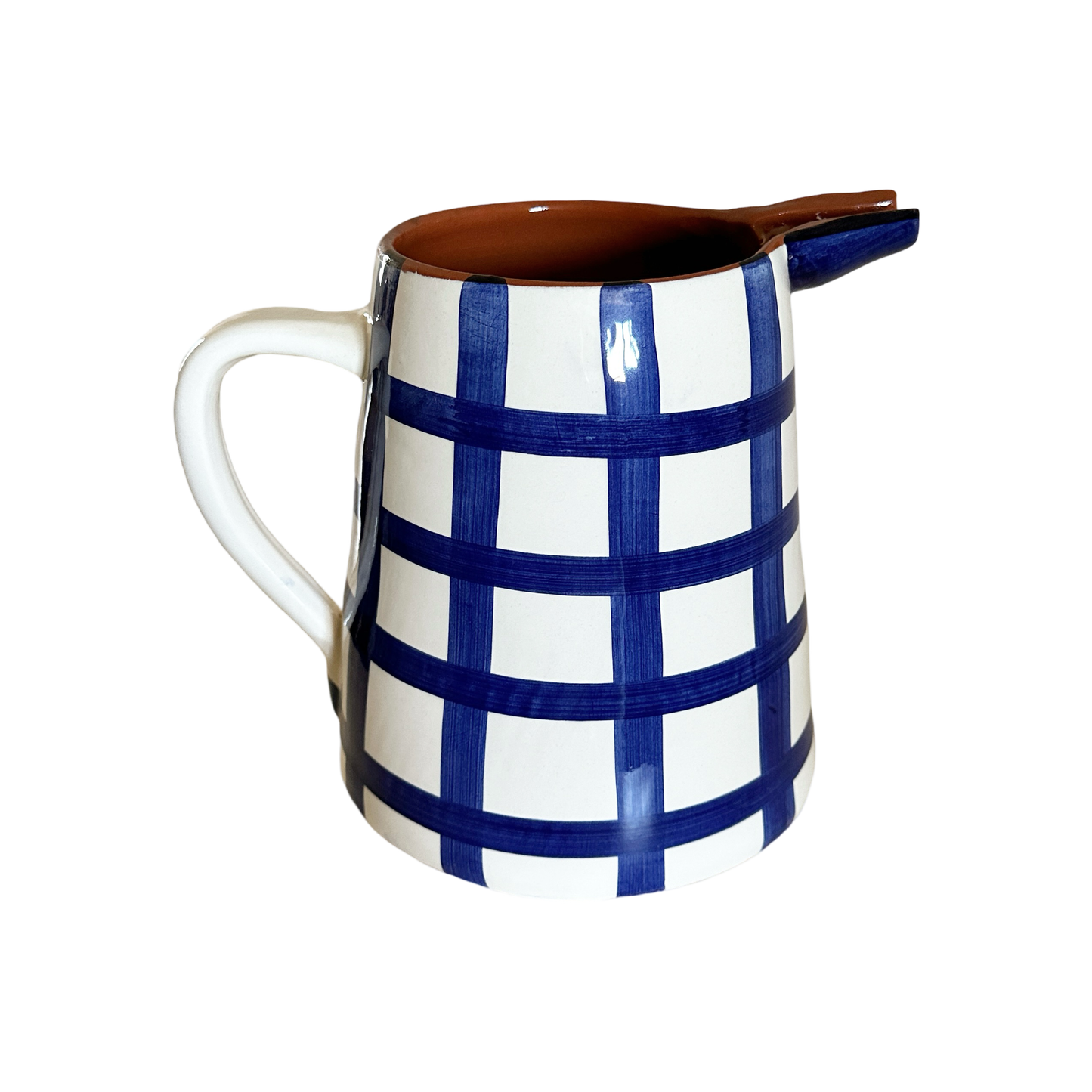 Pichet quadrillé 2L - BLEU