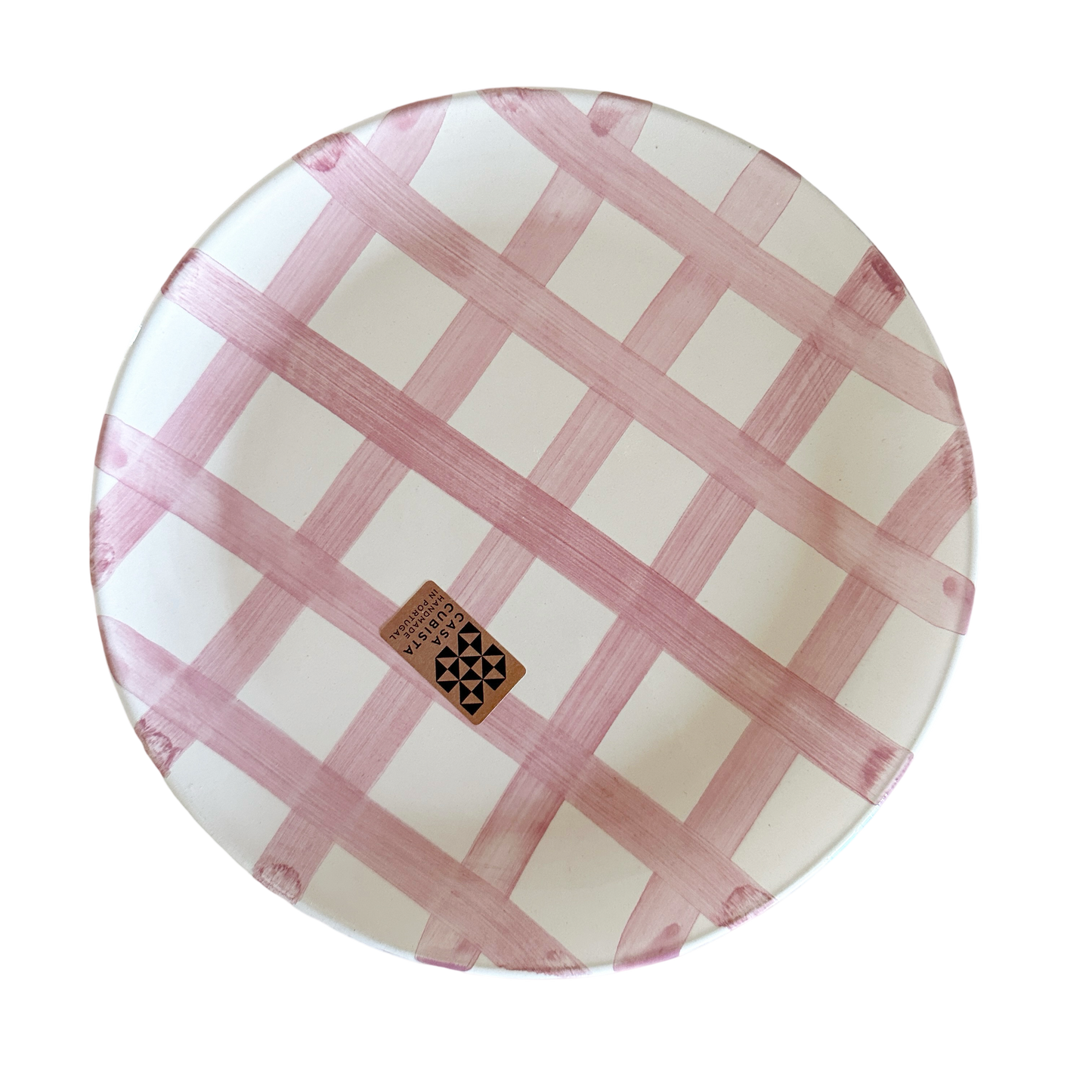 Petite assiette quadrillée - LILAS
