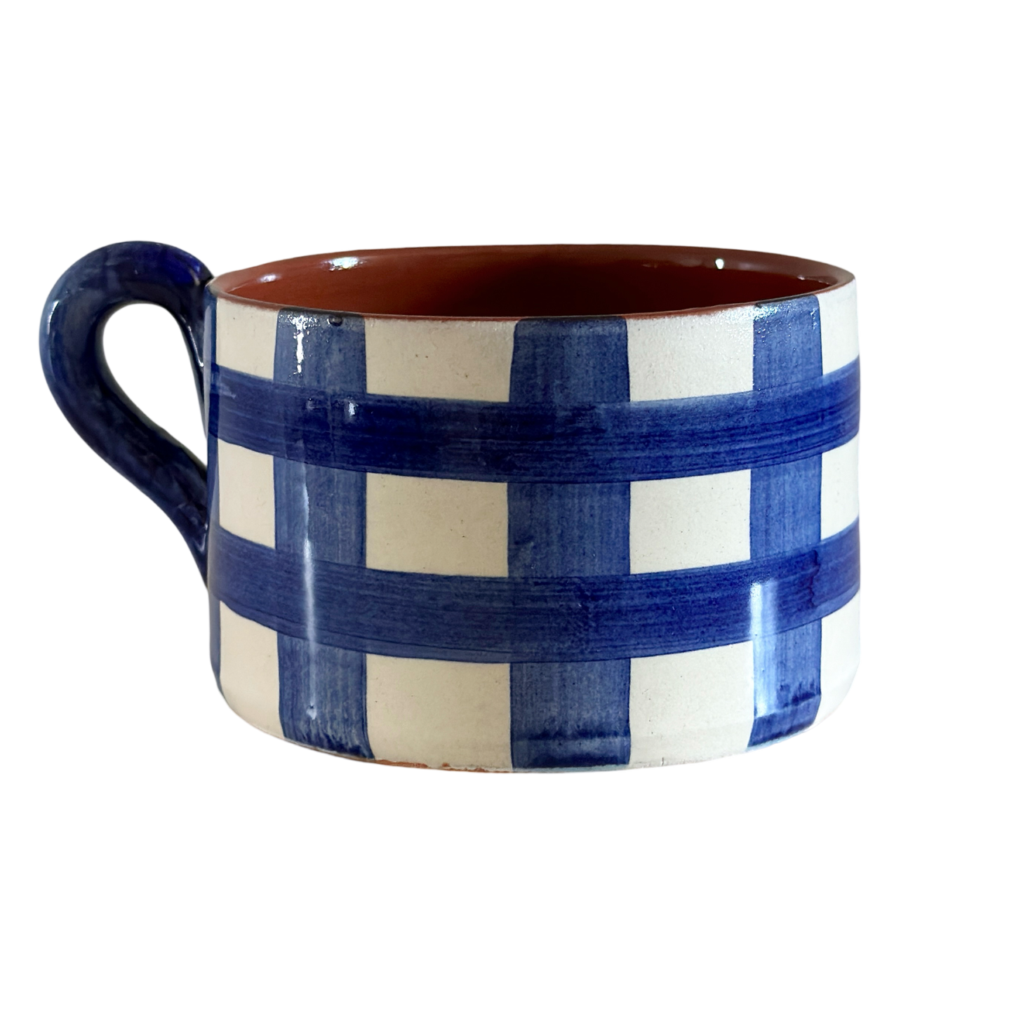 Mug quadrillé - BLEU