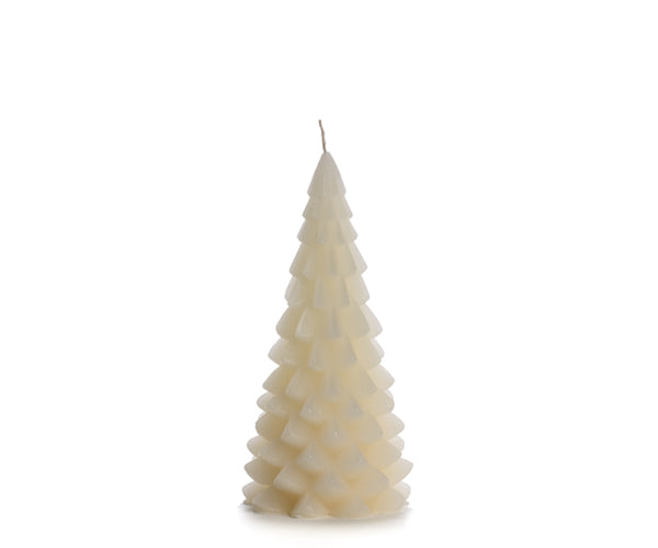 Bougie sapin - Crème