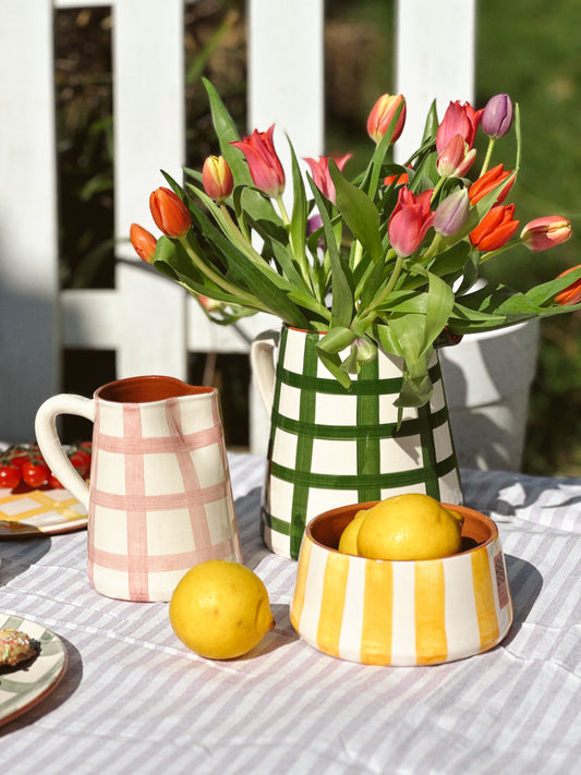 Carafe quadrillée - LILAS