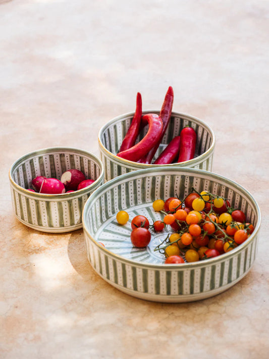 Saladier droit SUNFLOWER (vert amande)