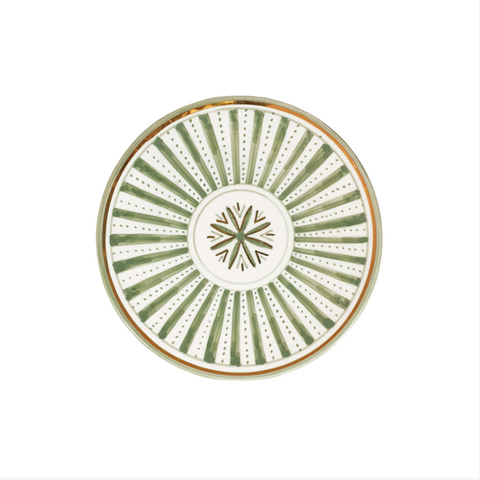 Assiette SUNFLOWER (vert amande)