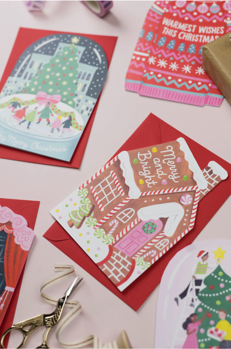 Carte Noël | Maison en pain d'épices