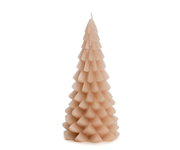Bougie sapin - Rose pâle