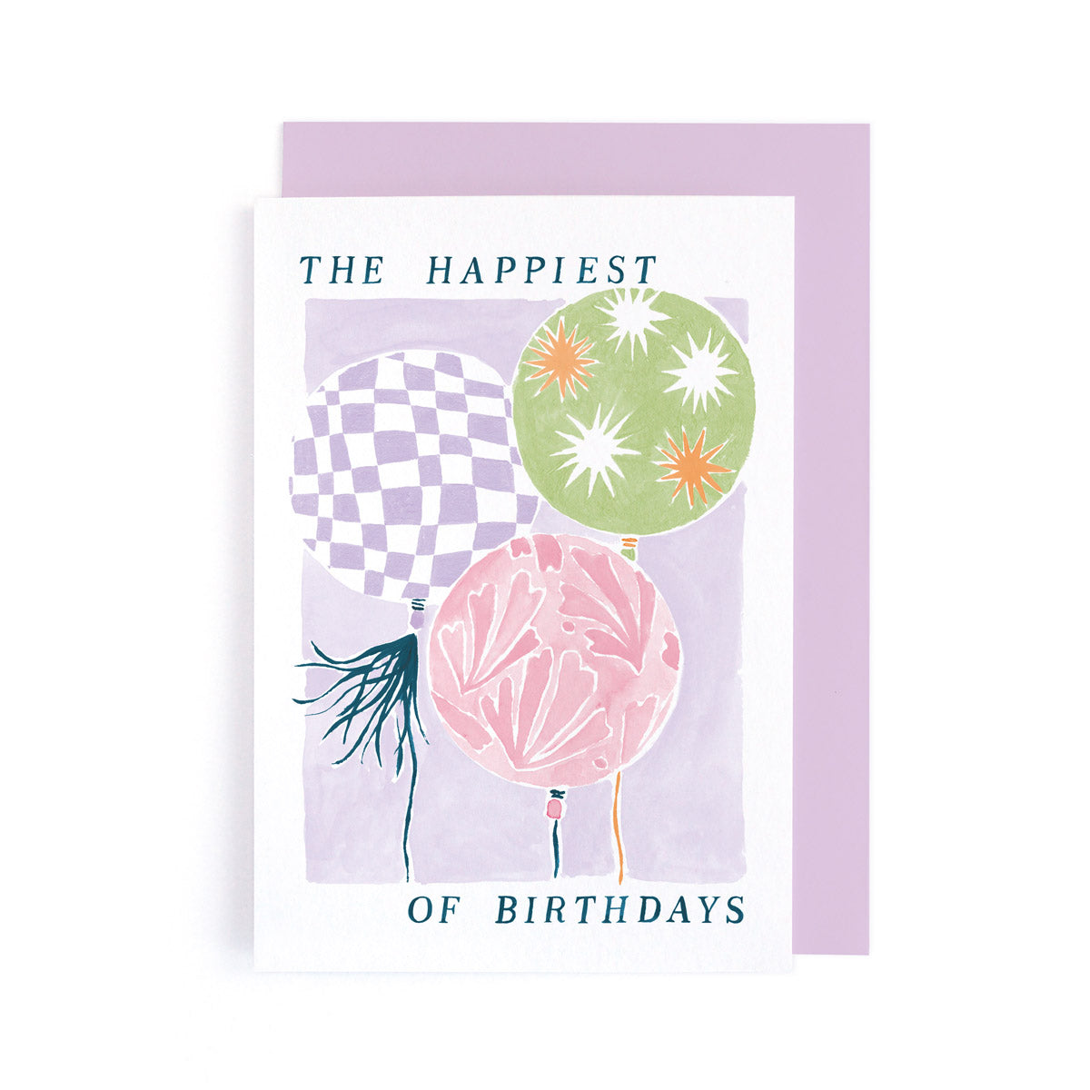 Carte Anniversaire | Ballons Pastel