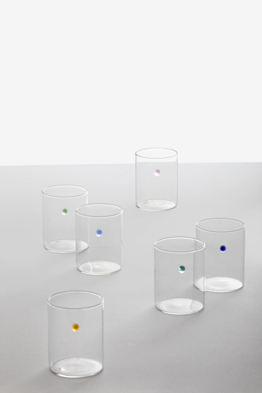 Set de 6 verres à eau SOLEIL