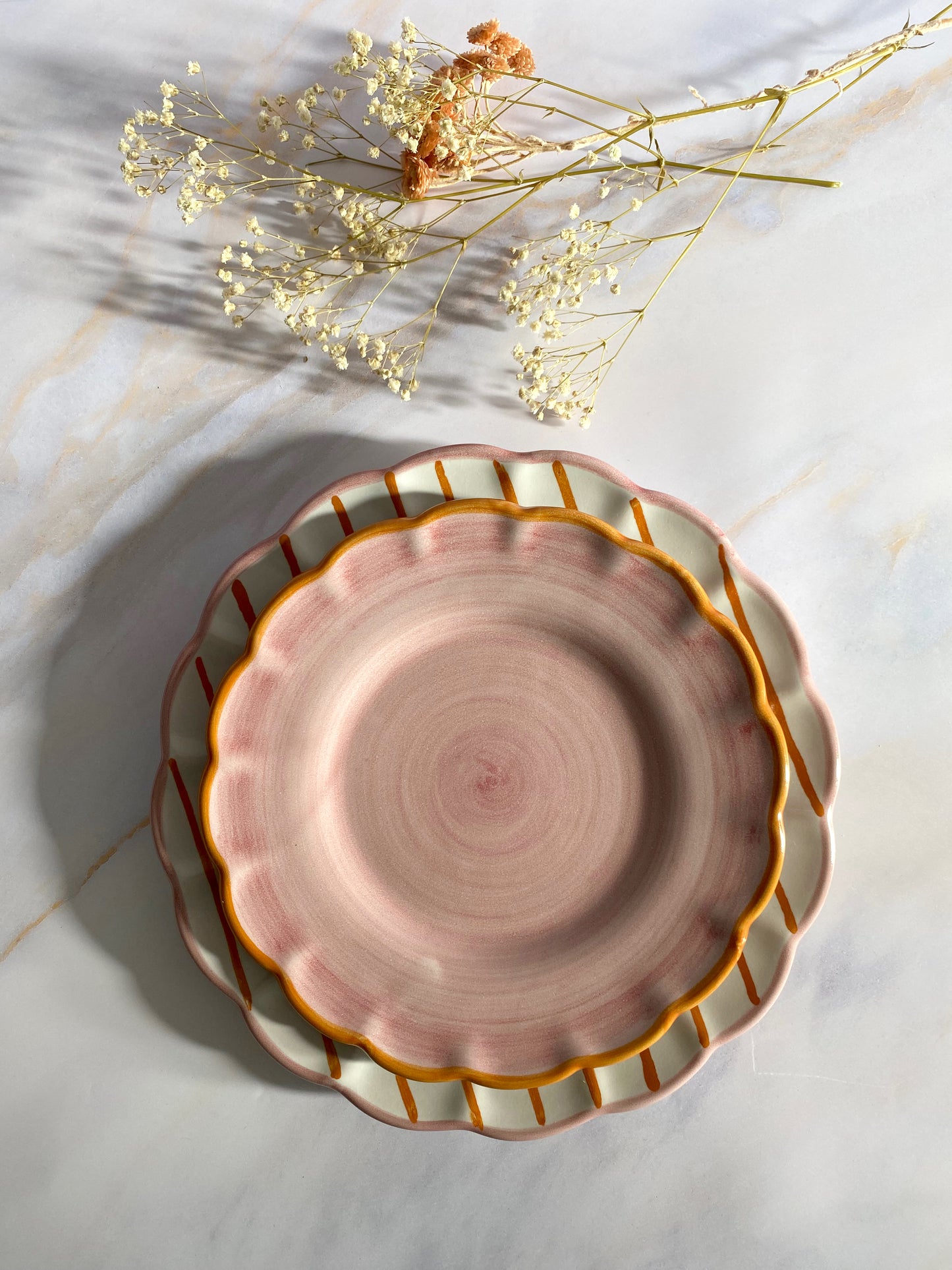 Assiette à dessert JOYOUS (rose)