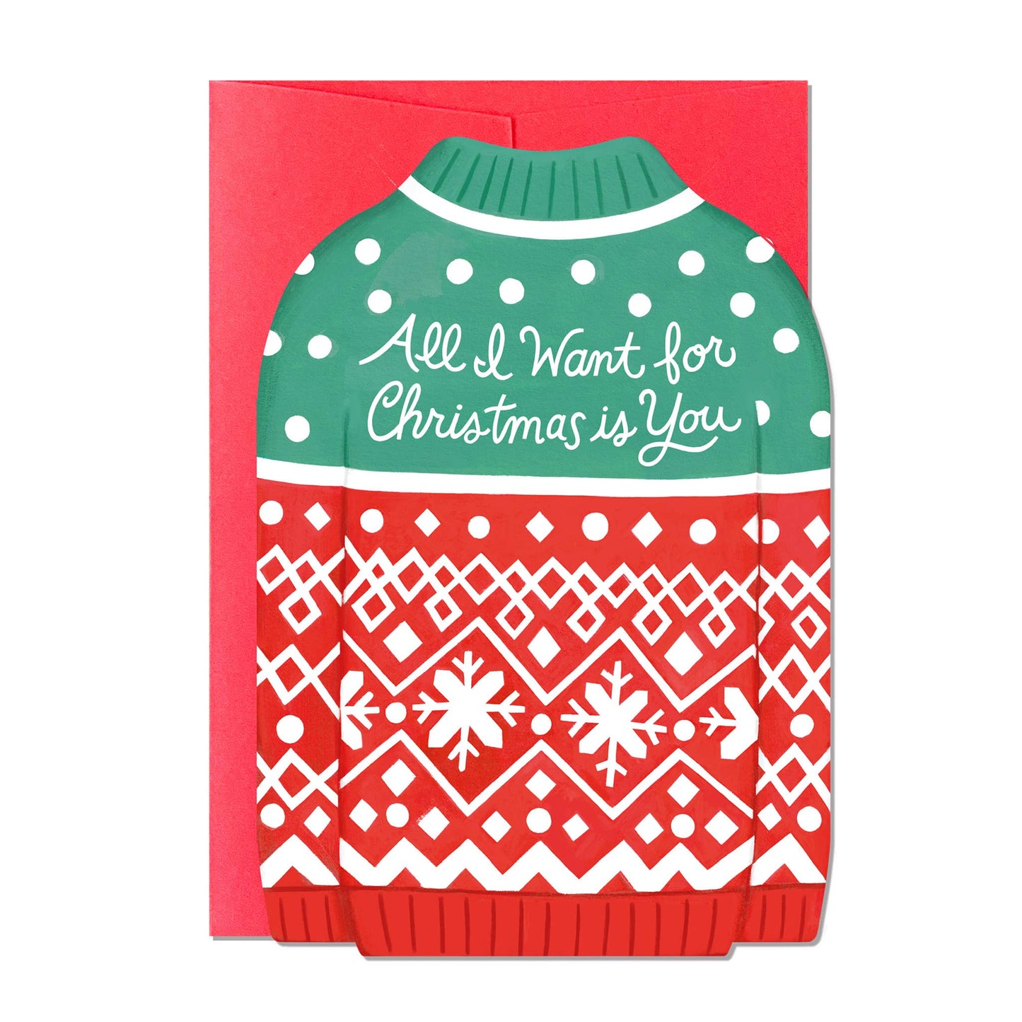 Carte Noël | All I Want For Christmas Is You