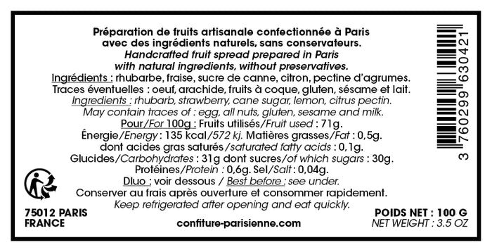 Coffret Confitures "Fruits Rouges" - 2 x 100g
