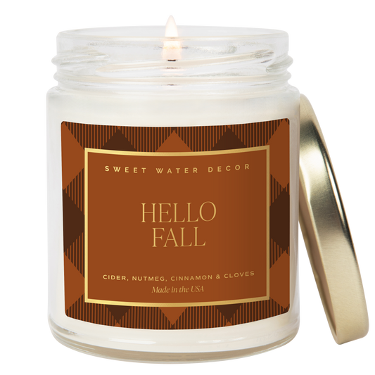 Bougie HELLO FALL - NEW