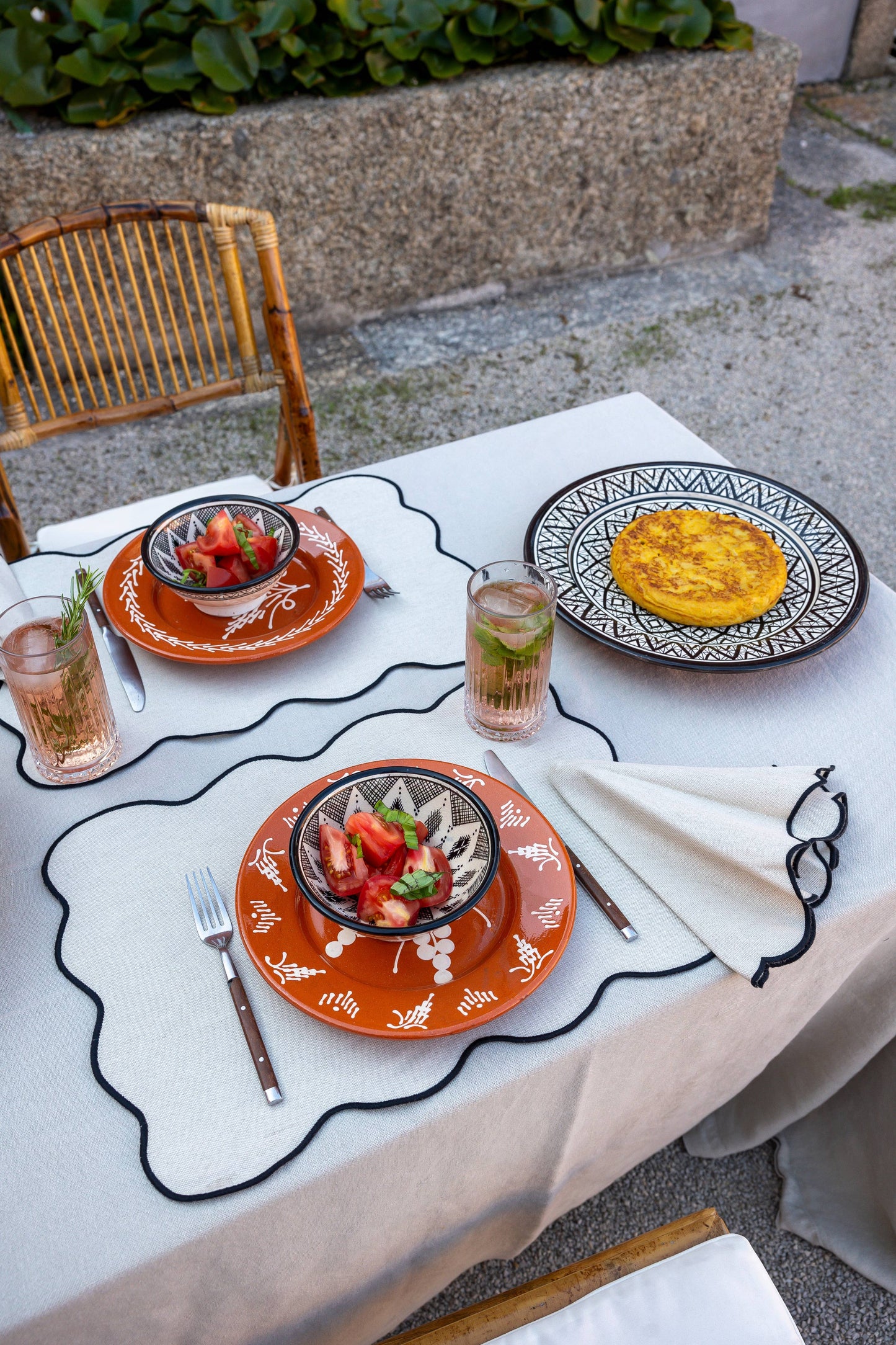 Set de table PALMA - BLANC