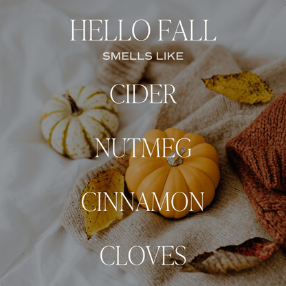 Bougie HELLO FALL - NEW