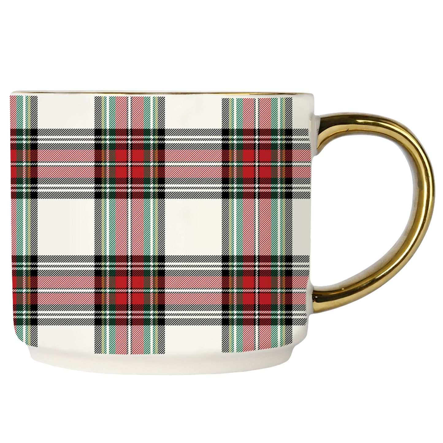 Mug - TARTAN ROUGE & BLANC