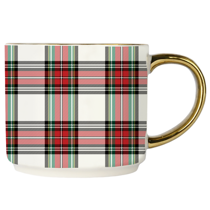 Mug - TARTAN ROUGE & BLANC