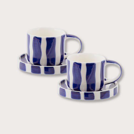 Set de 2 tasses à espresso - MARE BLUE