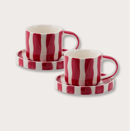 Set de 2 tasses à espresso - TRAMONTO RED