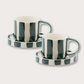 Set de 2 tasses à espresso - GENTLE GREEN