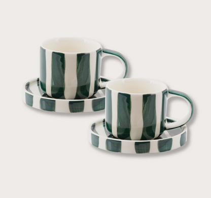 Set de 2 tasses à espresso - GENTLE GREEN