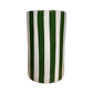 Vase à rayures - VERT