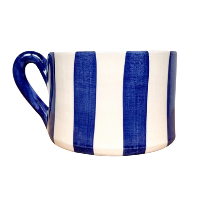 Mug à rayures - BLEU