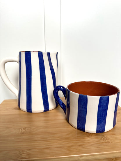 Mug à rayures - BLEU