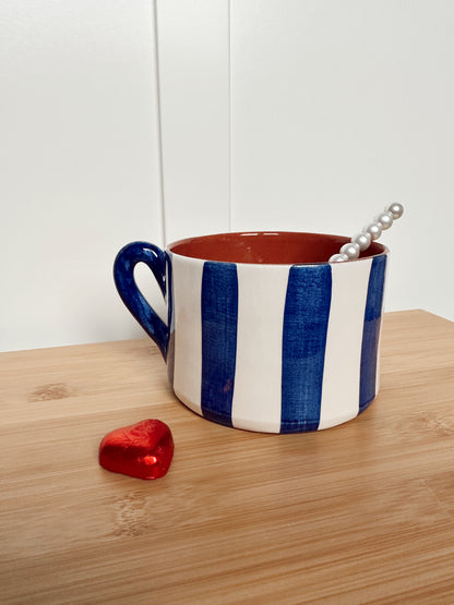 Mug à rayures - BLEU