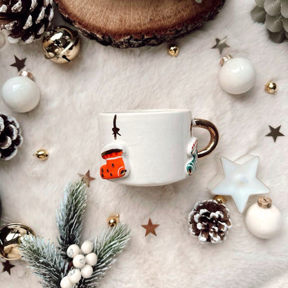 Tasse de Noël "Chaussettes de Noël" 200ml