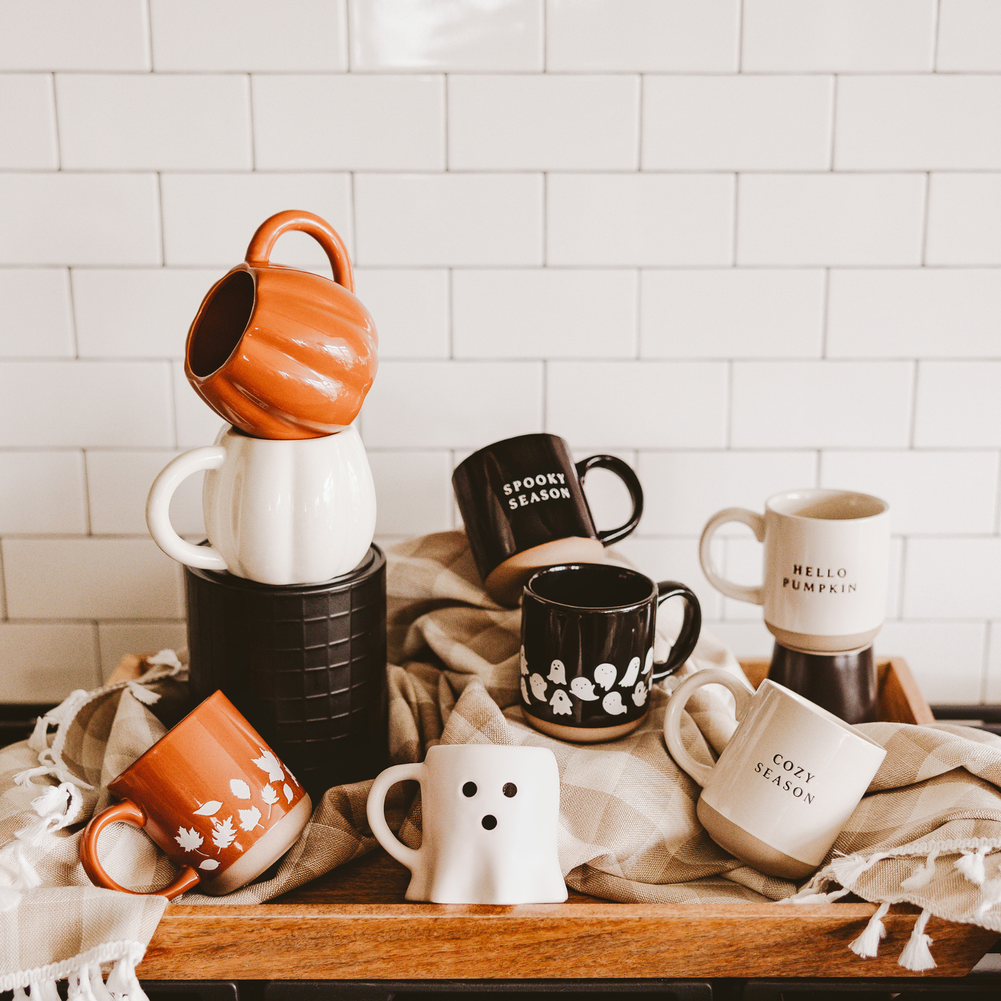 Mug Citrouille - ORANGE / ROUILLE