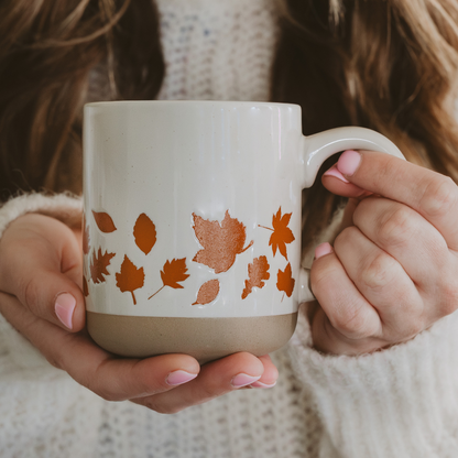 Mug - FEUILLES ORANGES