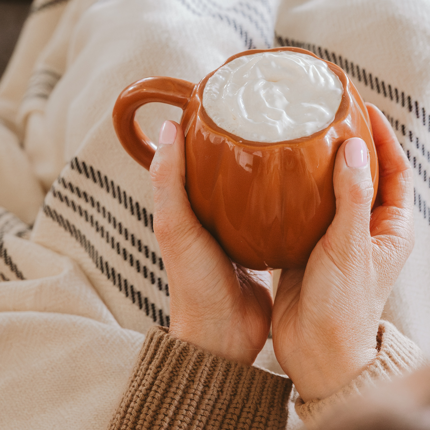 Mug Citrouille - ORANGE / ROUILLE