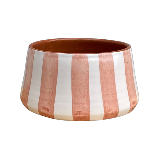 Bol à rayures - TERRACOTTA