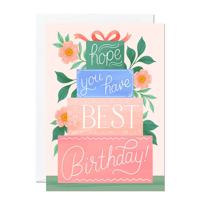 Carte Anniversaire | Cadeaux pastel