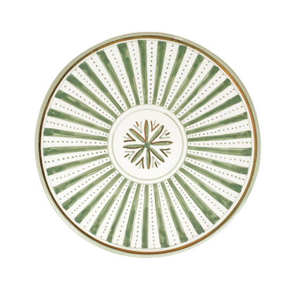 Assiette SUNFLOWER (vert amande)