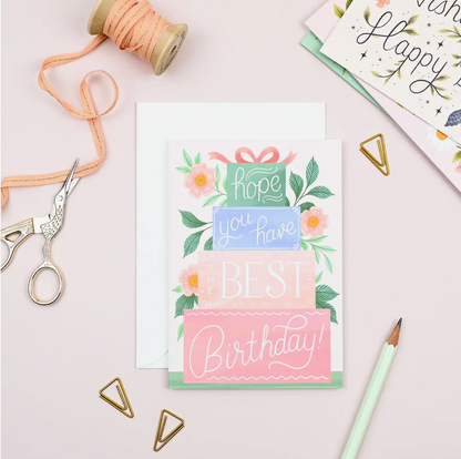 Carte Anniversaire | Cadeaux pastel