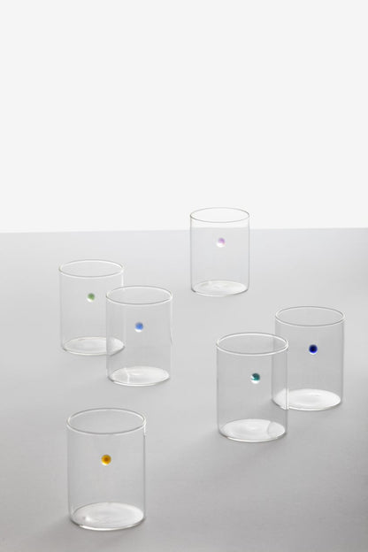 Set de 6 verres à eau SOLEIL