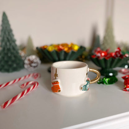 Tasse de Noël "Chaussettes de Noël" 200ml
