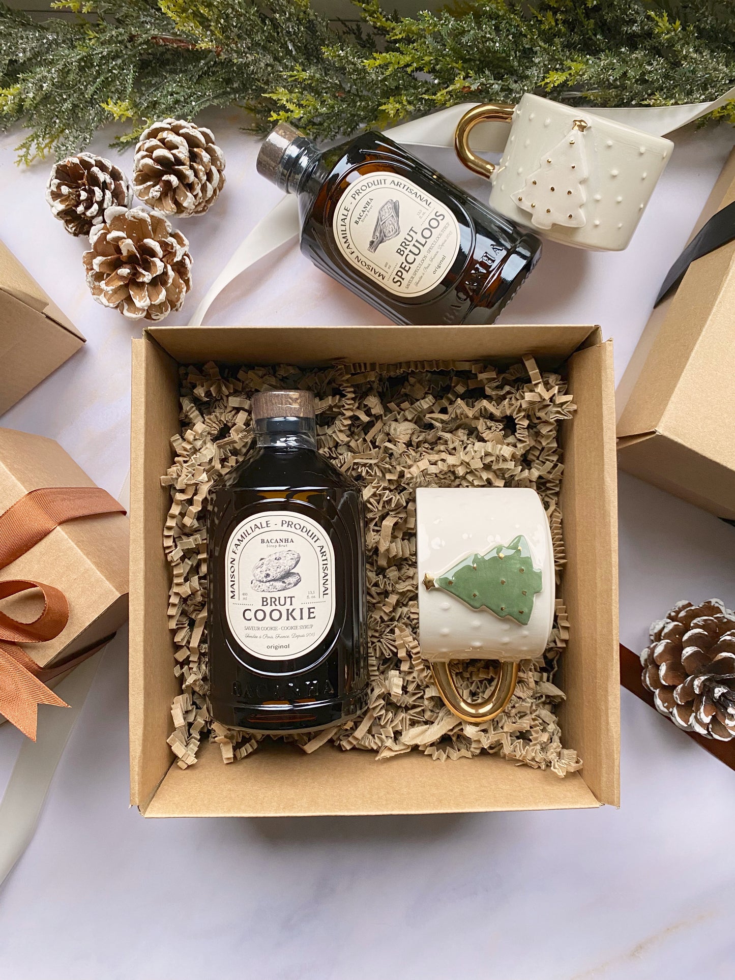 Box cadeau de Noël | Box à composer | Tasse + sirop