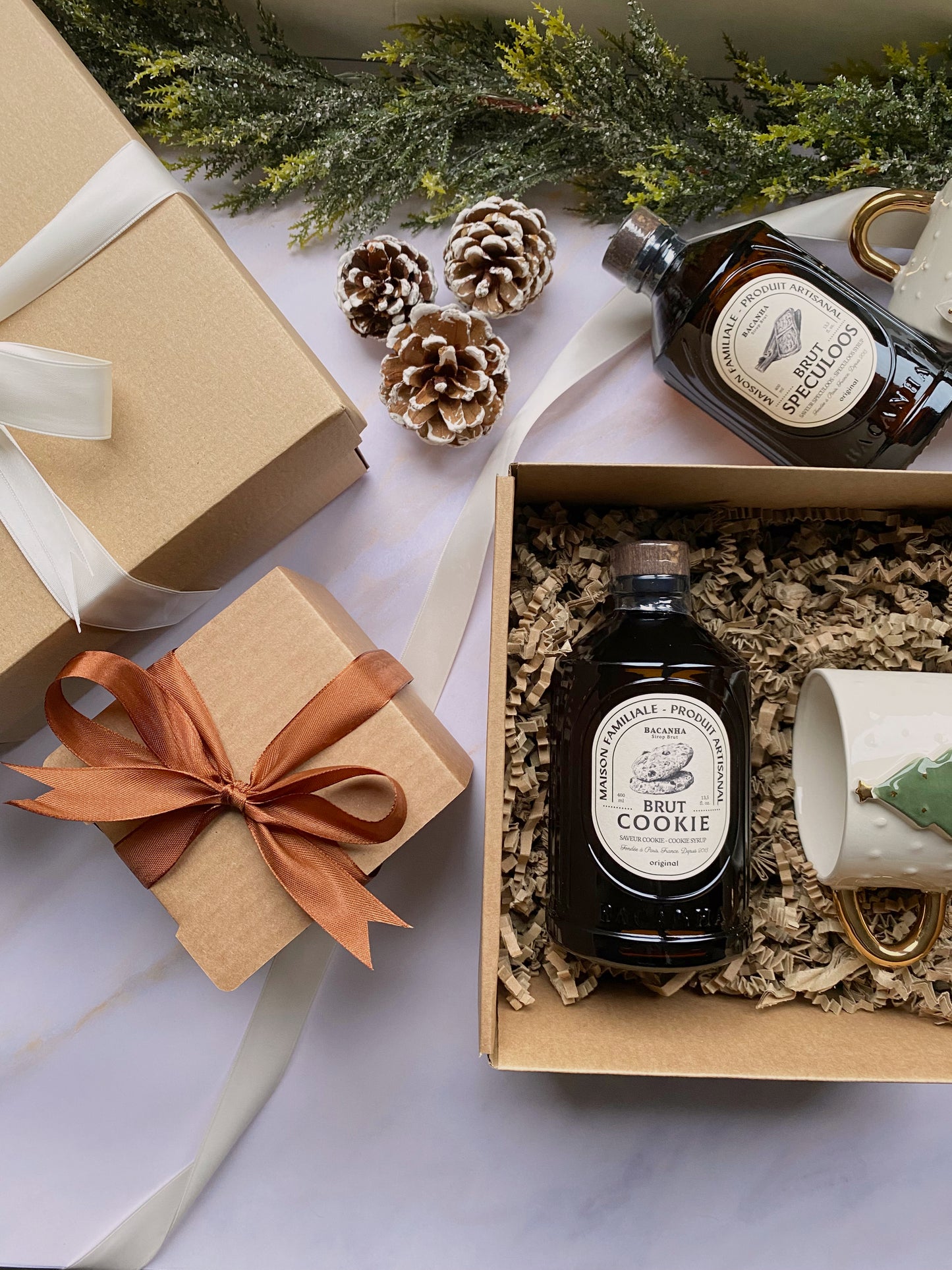 Box cadeau de Noël | Box à composer | Tasse + sirop