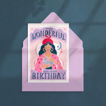 Carte Anniversaire | Boule de cristal