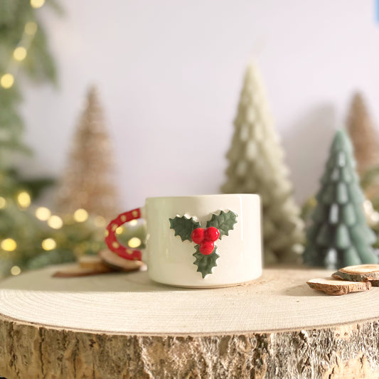 Tasse de Noël "Houx" 200ml